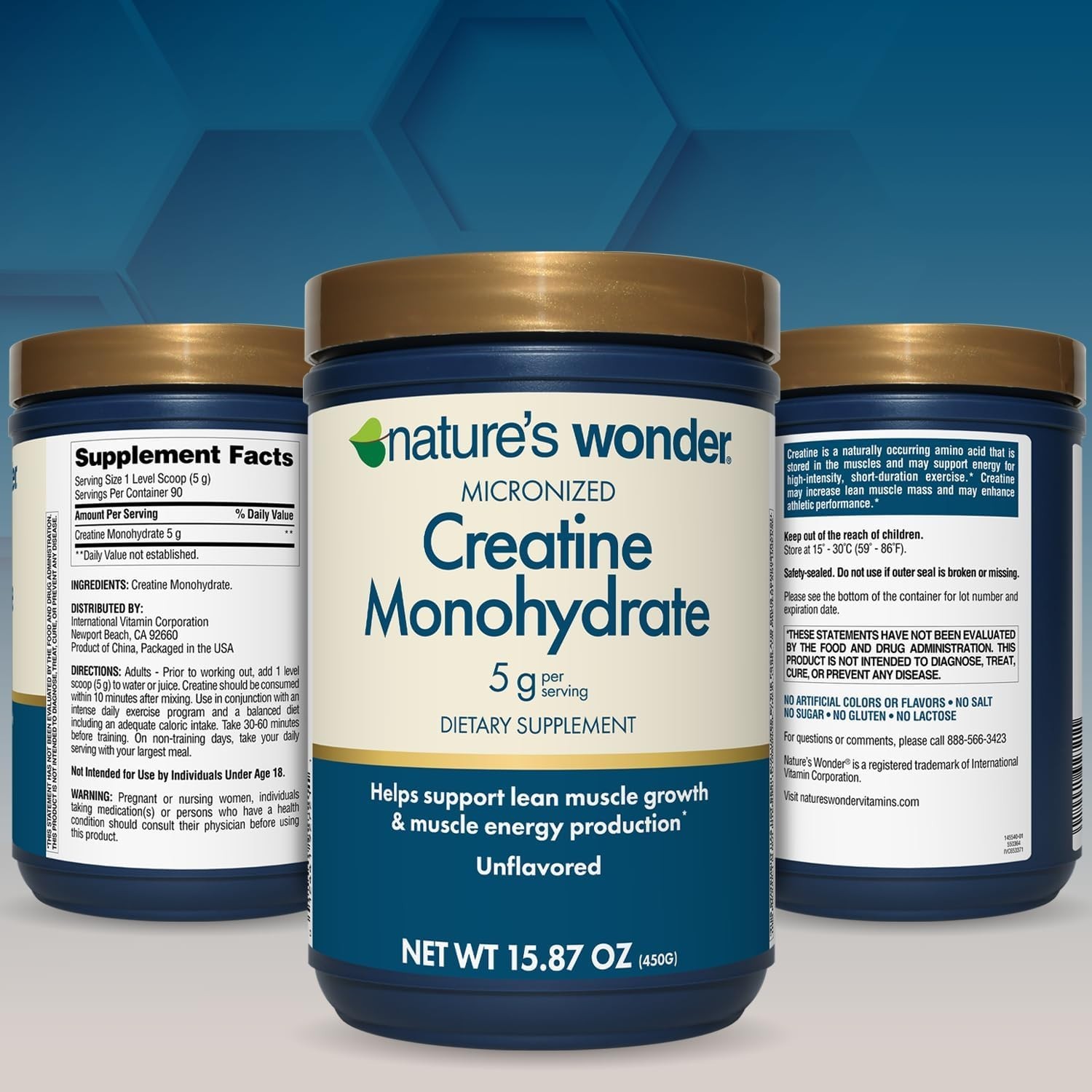 Unflavored Micronized Creatine Powder – 90 Servings for Enhanced Muscle Energy