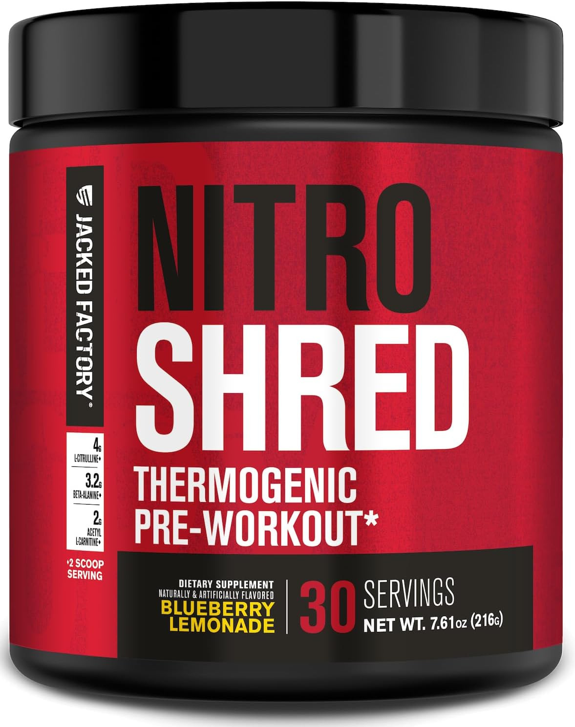 NITROSURGE Shred Pre Workout Supplement – Energy Booster, Instant Strength Ga…