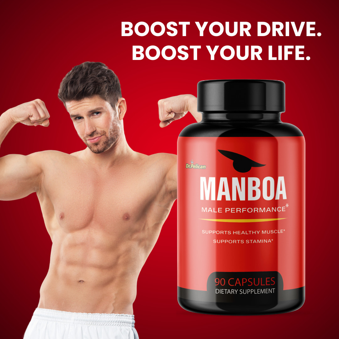 Manboa- Bodybuilding & Men’s Health Support- 12 Bottles- 1080 Capsules