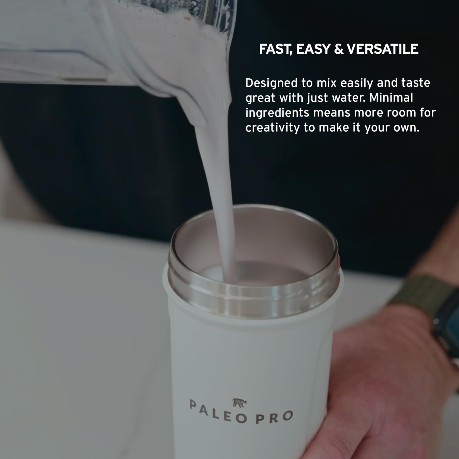 Paleo Protein Supplement Powder 1 Pound Grass Fed Beef Egg White Grain Free