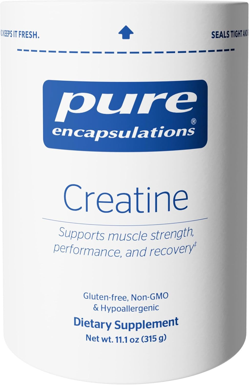 Pure Encapsulations Creatine Powder, Muscle Performance Support, 315 g, 60 Sers