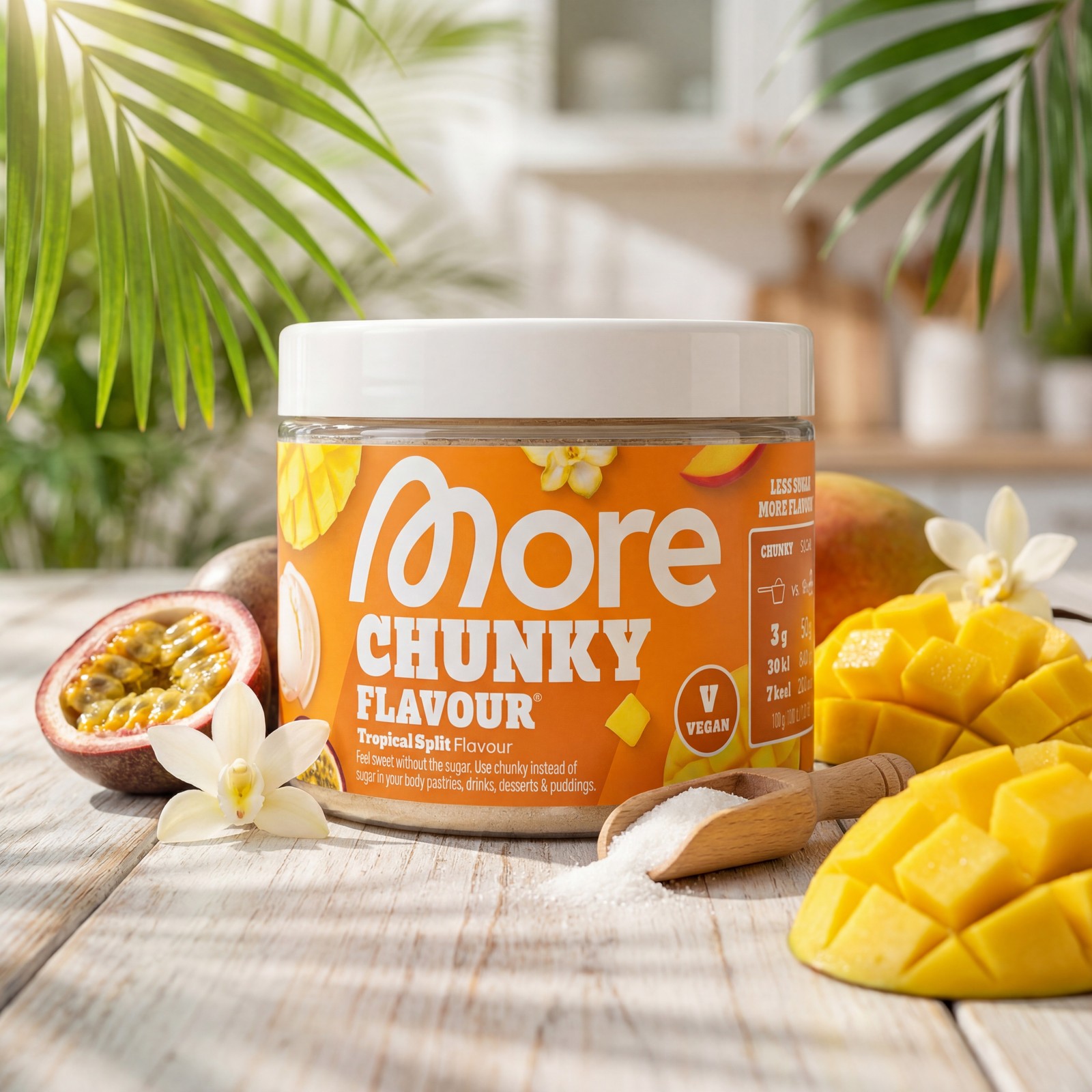 More Nutrition Chunky Flavour Tropical Split – New & Boxed (1x)