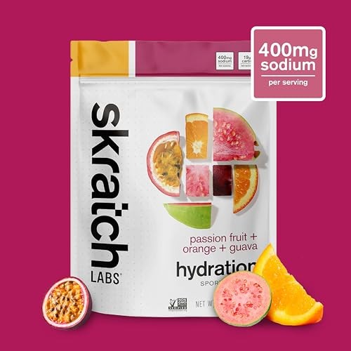 Hydration Sports Drink Mix 20 Servings (Pack of 1) Passion Fruit Orange Guava