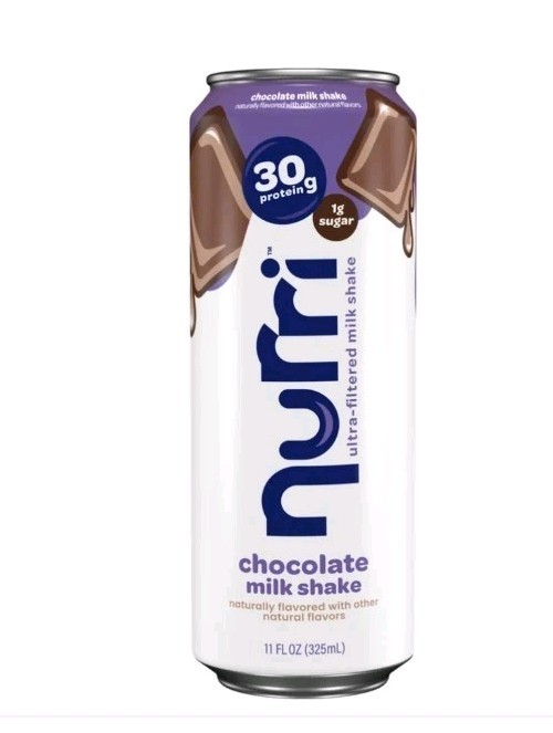Nurri 30g Protein Shake Chocolate Ultra Filtered Milk 12 Pack 11 fl oz Cans