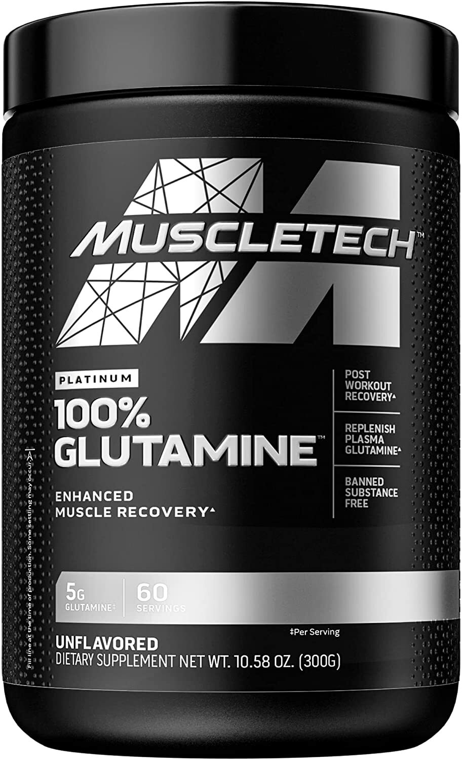 Polvo de glutamina | Bebidas para la recuperación muscular Post Entrenamiento