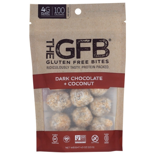 Bites Drk Choc Coconut 4 Oz(Case Of 6) By The Gfb