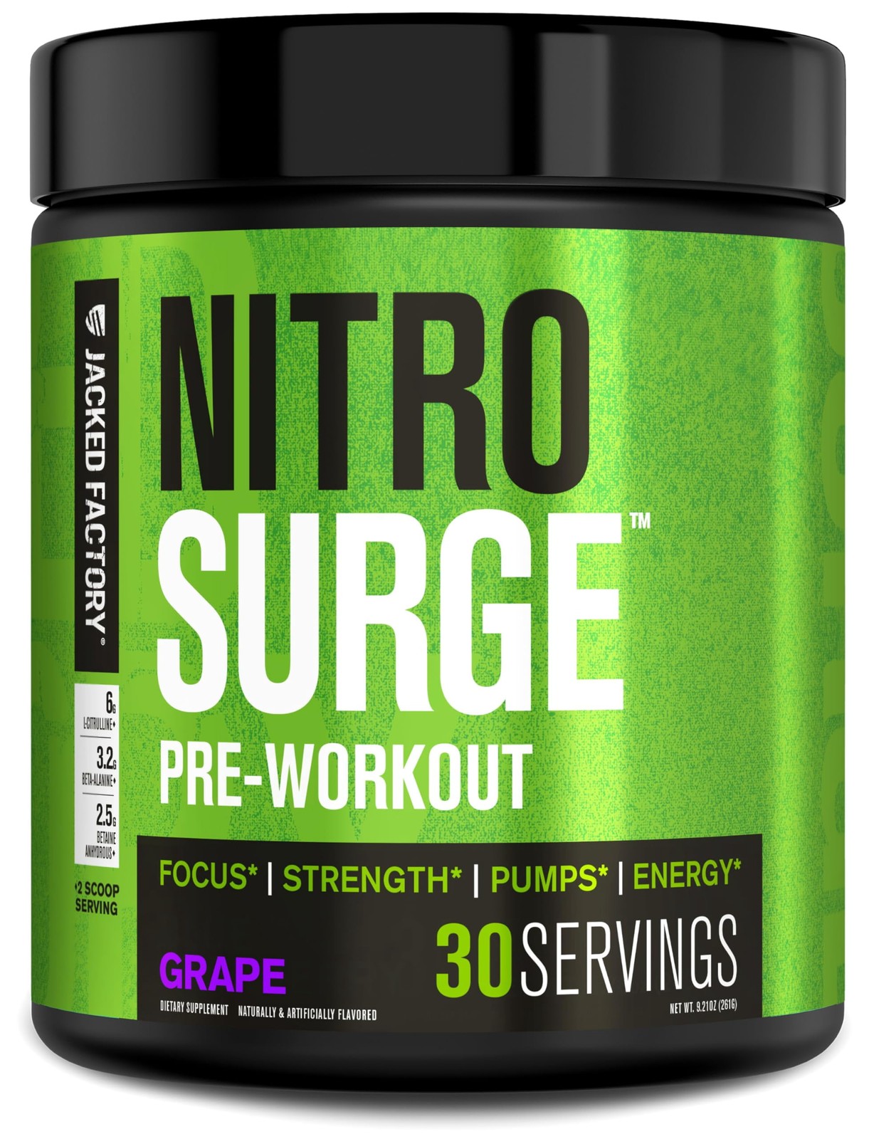 NITROSURGE Pre Workout Supplement – Endless Energy, Instant Strength Gains, Clea
