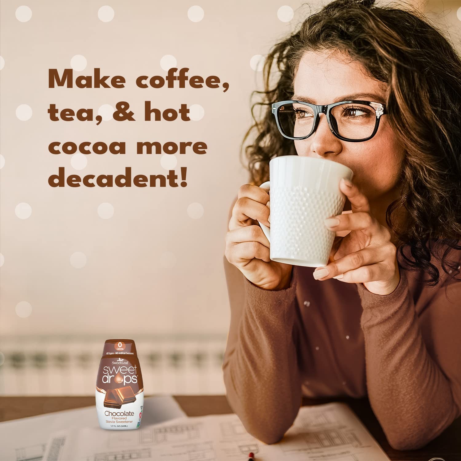 SweetLeaf Sweet Drops Chocolate Stevia Liquid Sweetener 1.7 Ounce (Pack of 6)