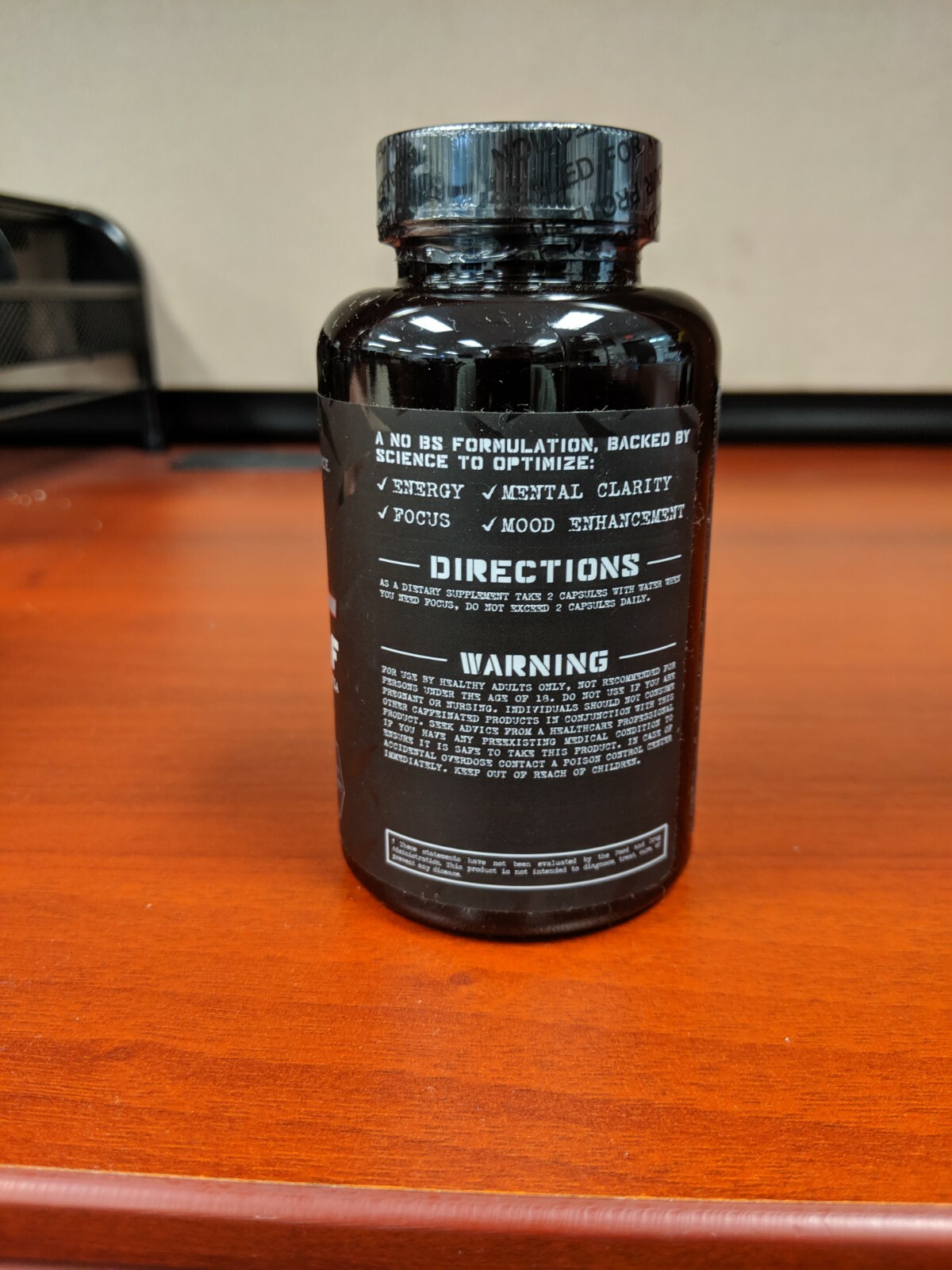 Steel Supplements FOCUSED-AF | 60 Capsules | Nootropic – Clarity, Focus, Mental