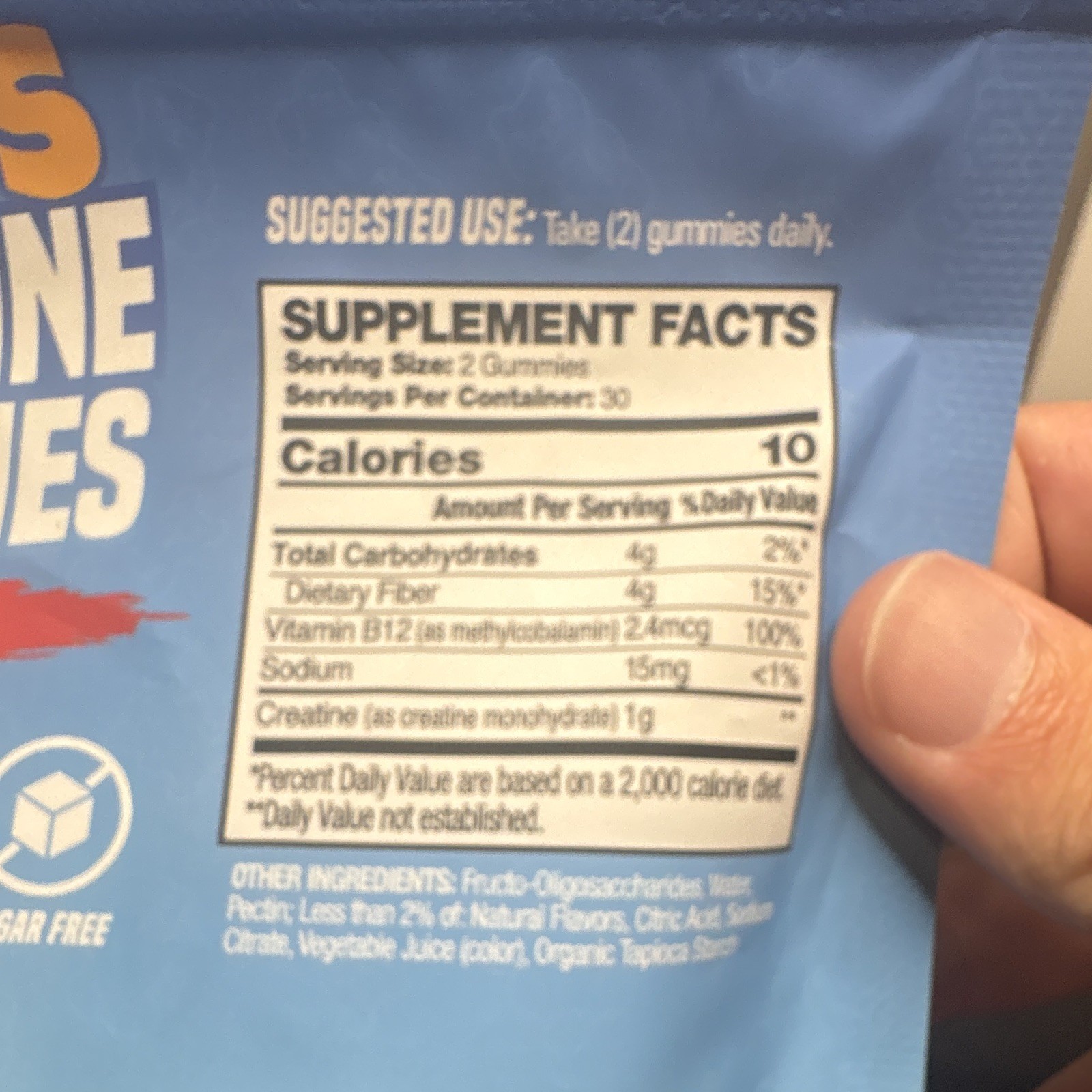 Tasty Gains Kids Creatine Gummies