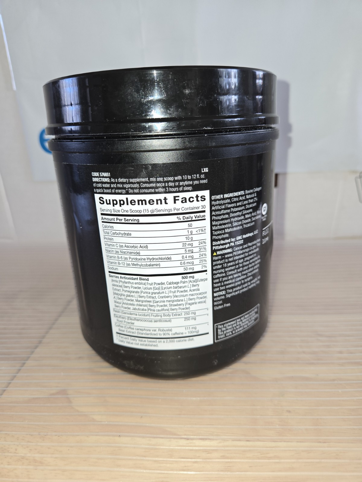 Anytime Energy Prototype V.1 Raspberry Tea – 15.9 oz. (30 Servings)