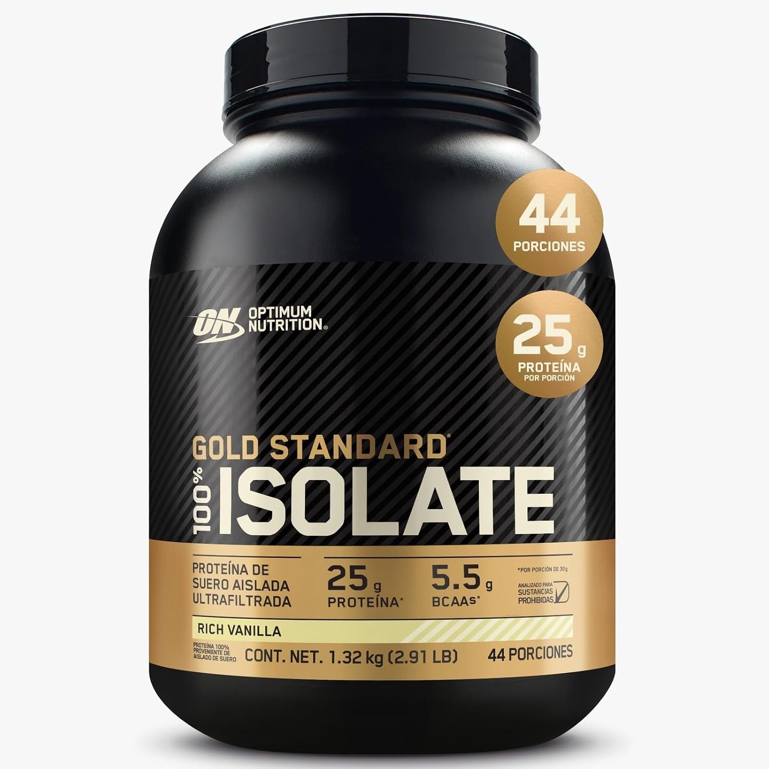 Optimum Nutrition Gold Standard 100% Isolate Protein Powder Rich Vanilla 2.91