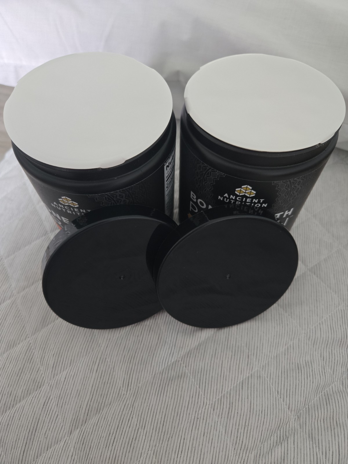 Ancient Nutrition Bone Broth Protein Powder 2 Pack- Chicken Soup + Tomato Basil