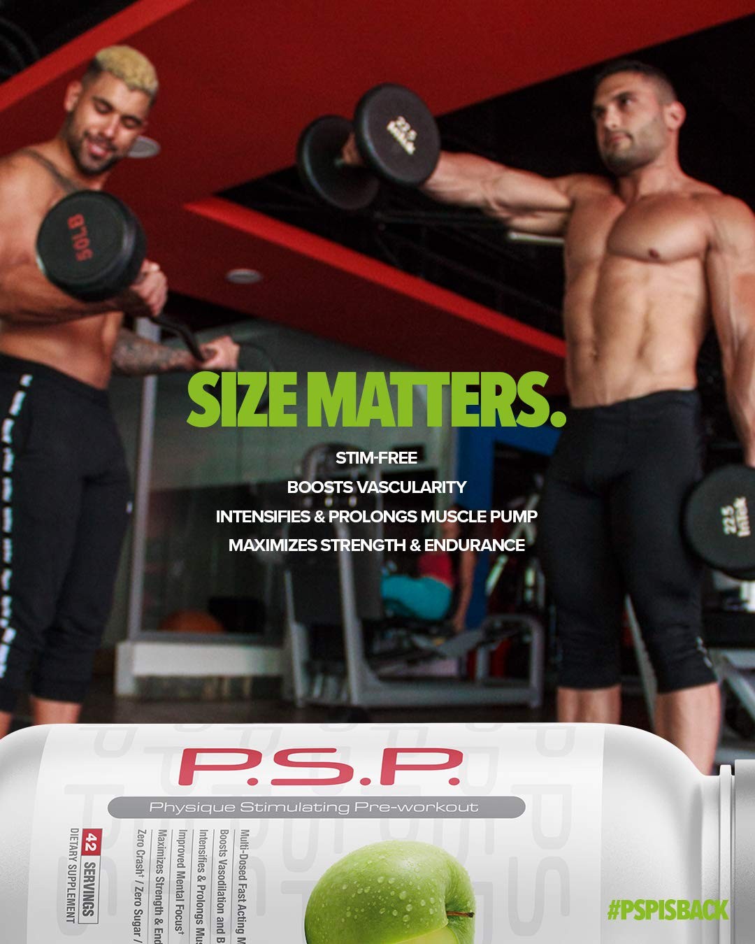 Metabolic Nutrition P.S.P. Physique Stimulating Preworkout 672G Zero Sugar