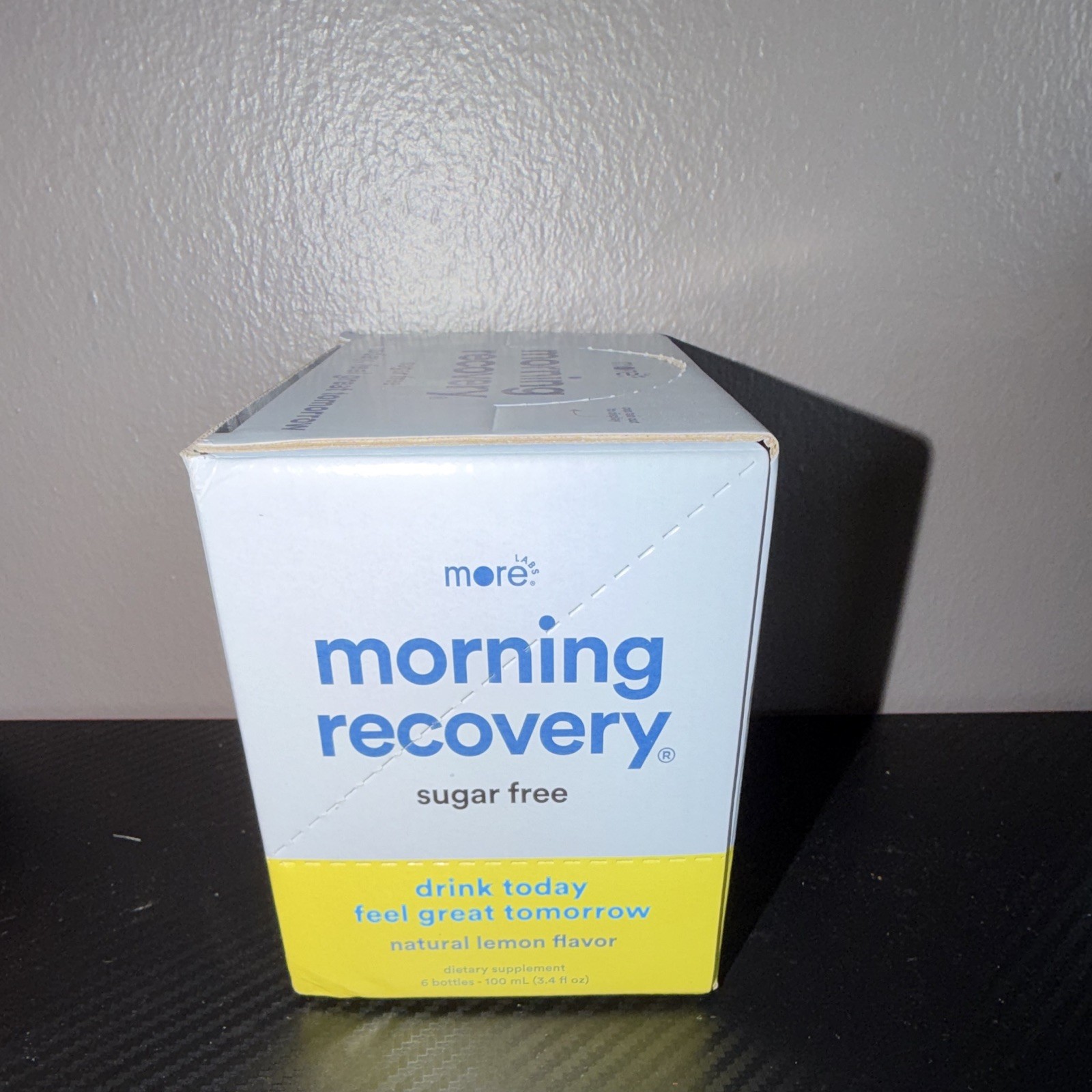 More Labs – Morning Recovery Drink – Supplement Lemon – Sugar Free – 6 Bottles