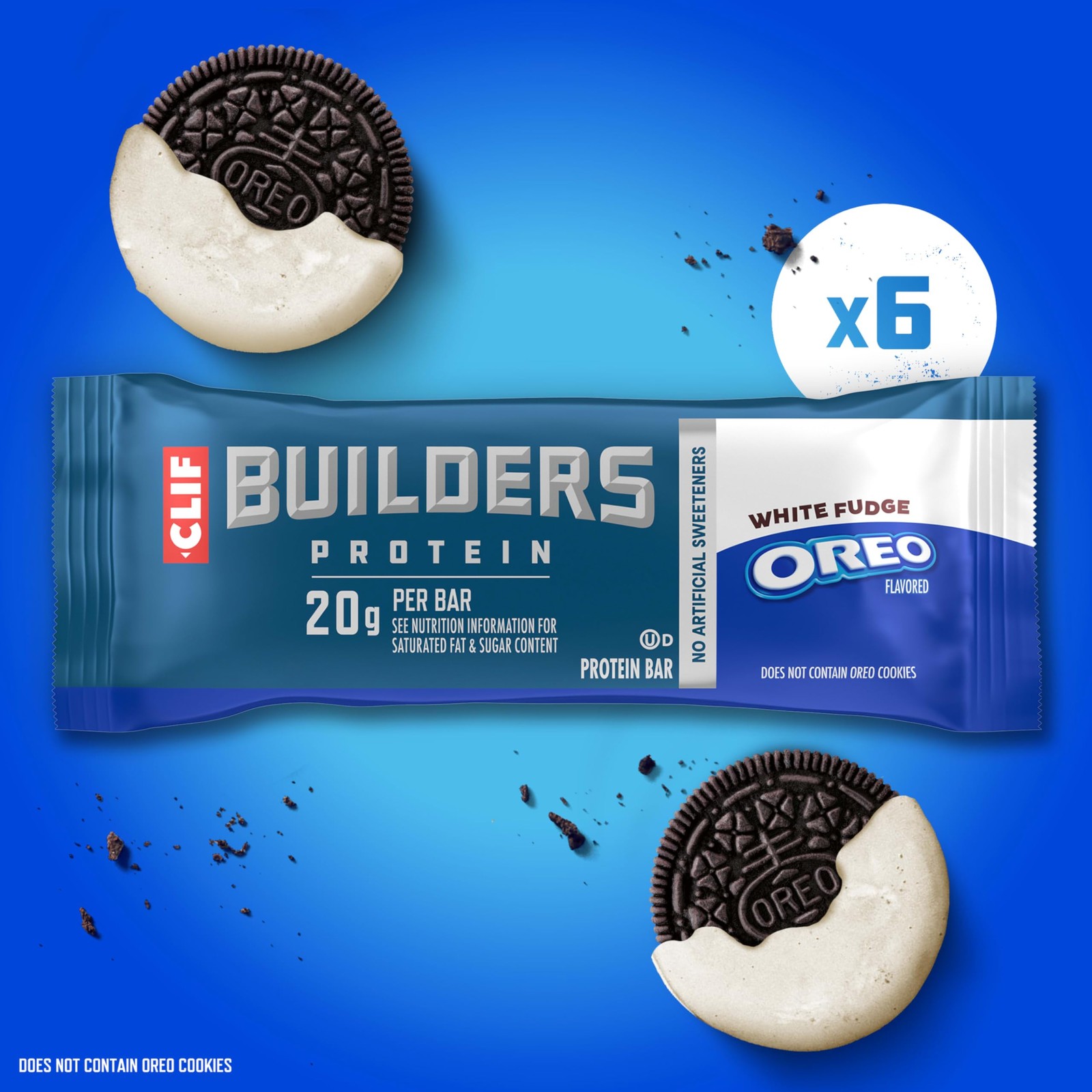 Clif Builder’S Clif Builders Protein Bars – White Fudge Oreo-Flavored – 20G