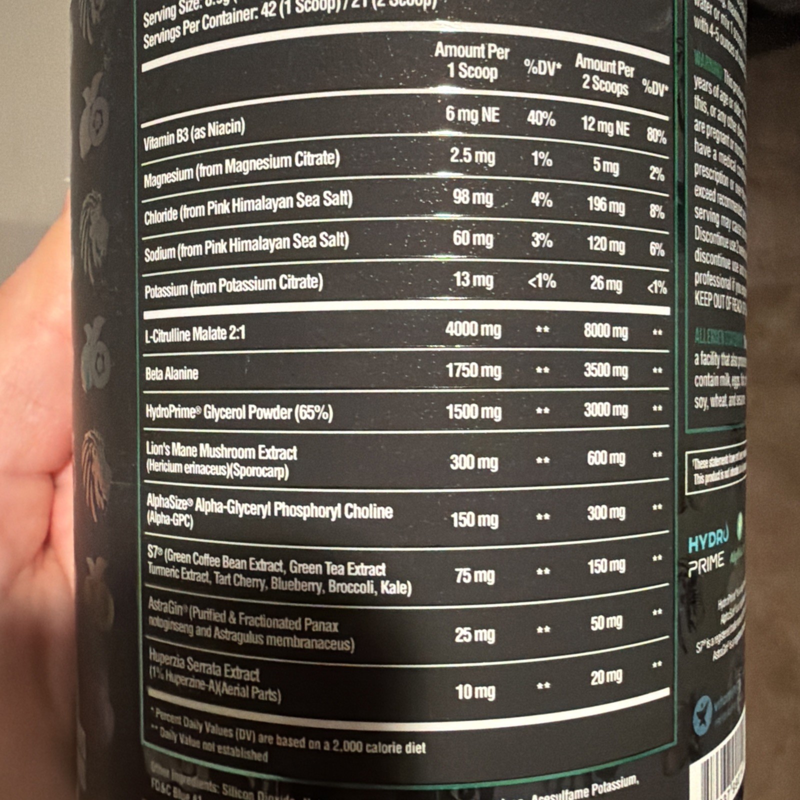 4 x Alpha Lion Super Human PUMP Stim-Free Nitric Oxide 42 Srv Blue Steel DEAL 🔥