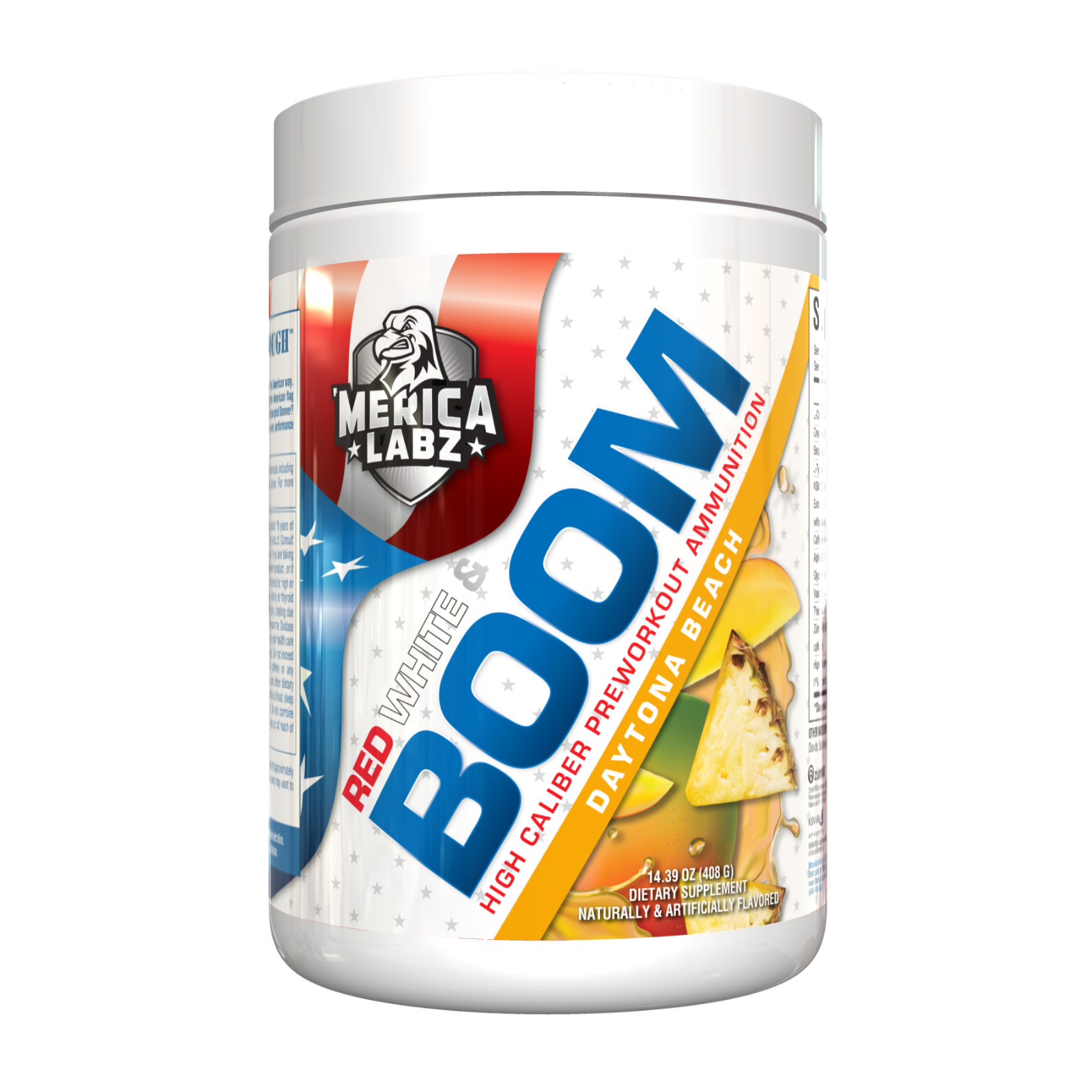 ‘Merica Labz RED WHITE & BOOM | High Caliber | FOCUS – ALL Flavors PREWORKOUT