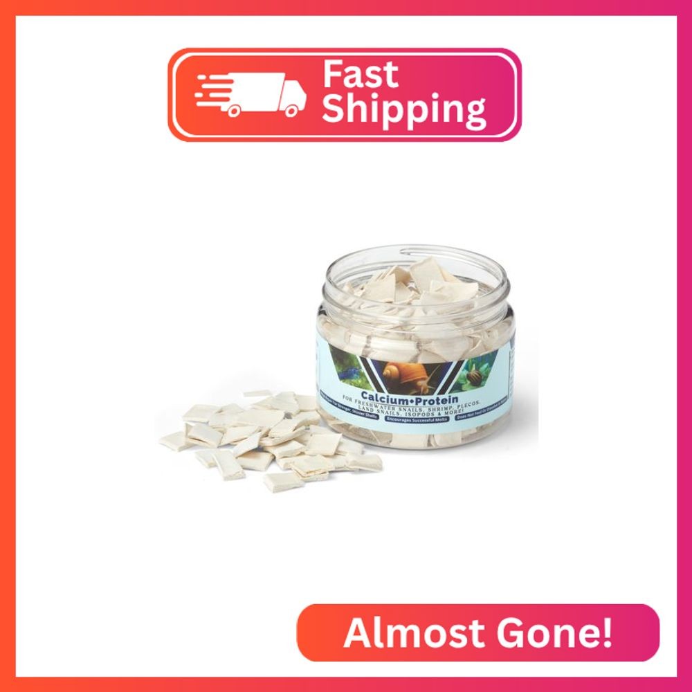 KatsAquatics Calcium + Protein, for Strong Shells, Healthy Molts, 100% Natural,