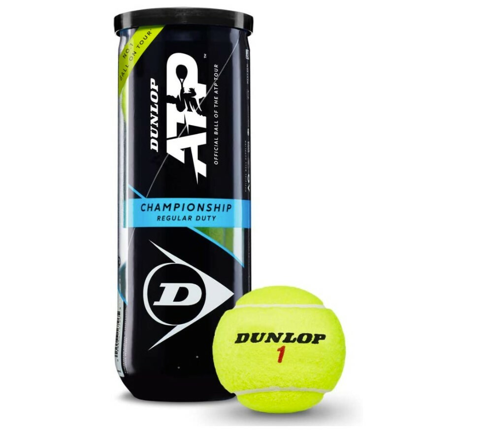 DUNLOP ATP Championship Regular Duty Tennis Balls (1 can = 3 balls) New & Sealed