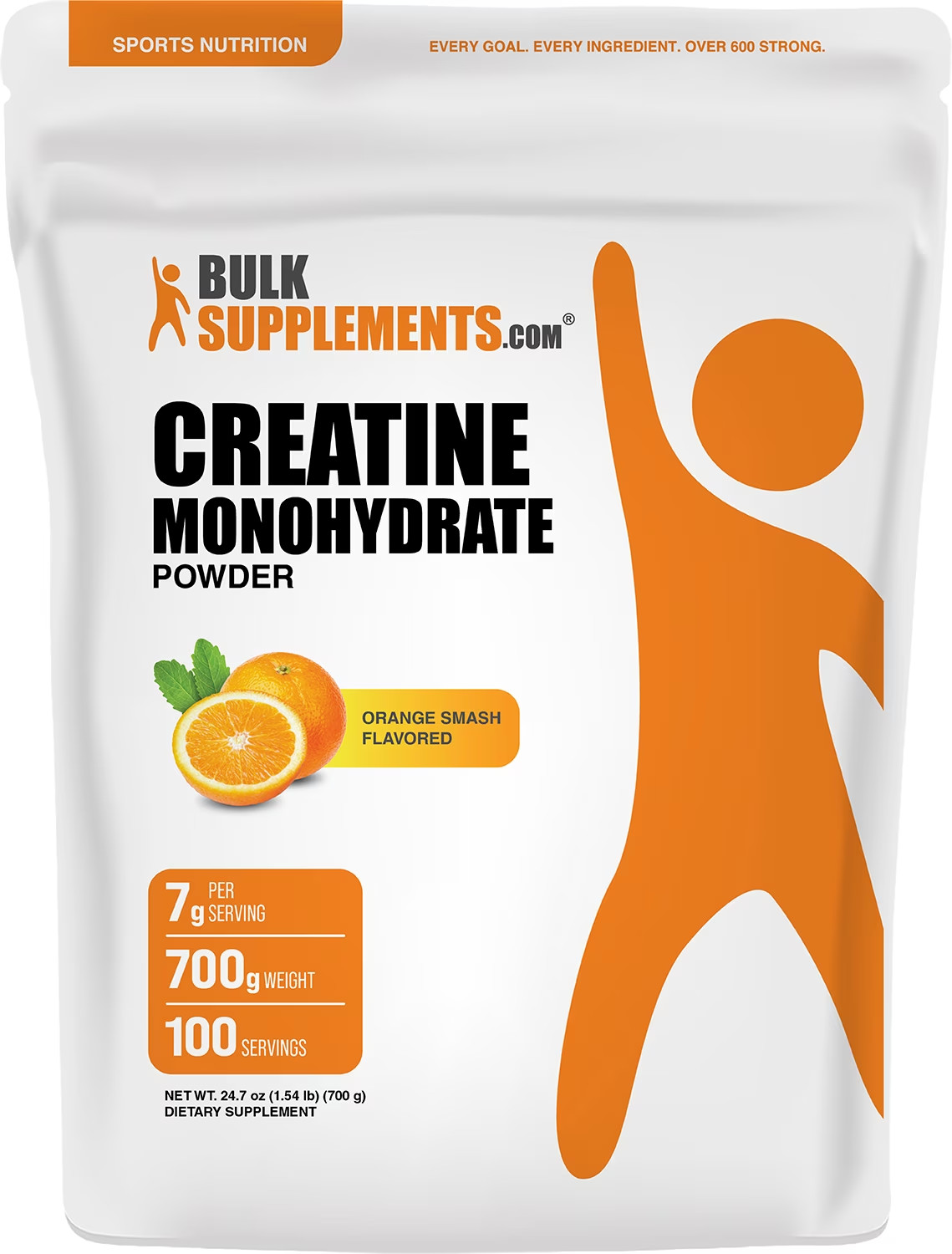 Bulksupplements Creatine Monohydrate Powder – Creatine Supplement, Micronized Cr
