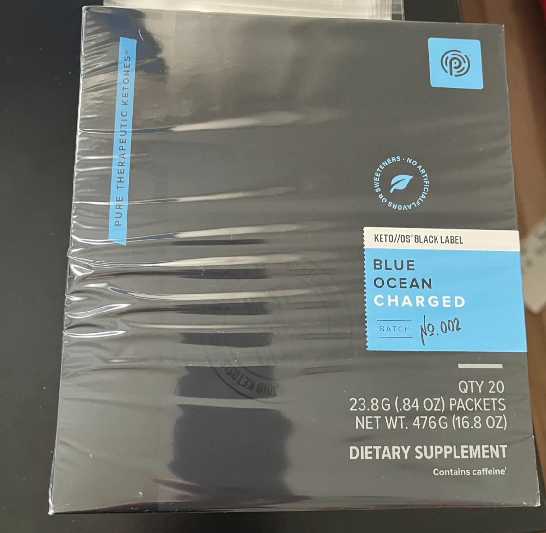 Pruvit Ketones Black Label Blue Ocean 20 pack EXP. 07/2027 SEALED BOX