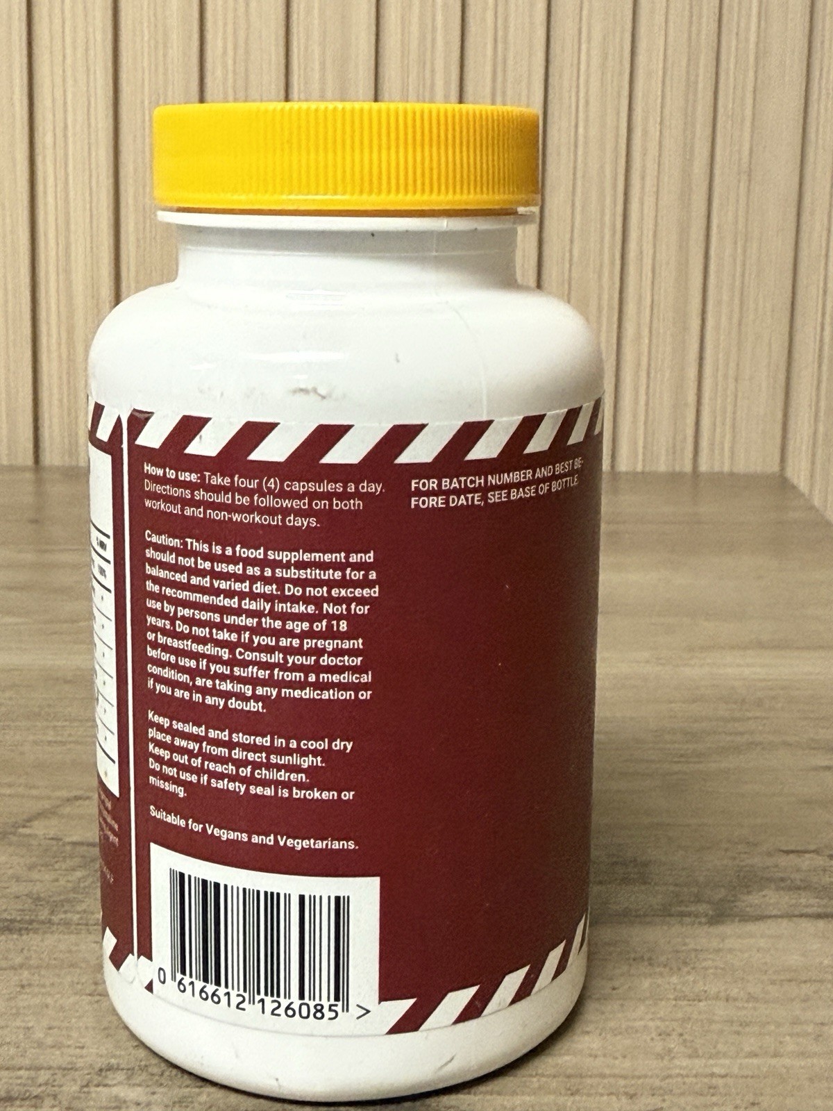 CrazyBulk NITRIC MAX Pre Workout Supplement Nitric Oxide Booster Crazy Bulk NEW
