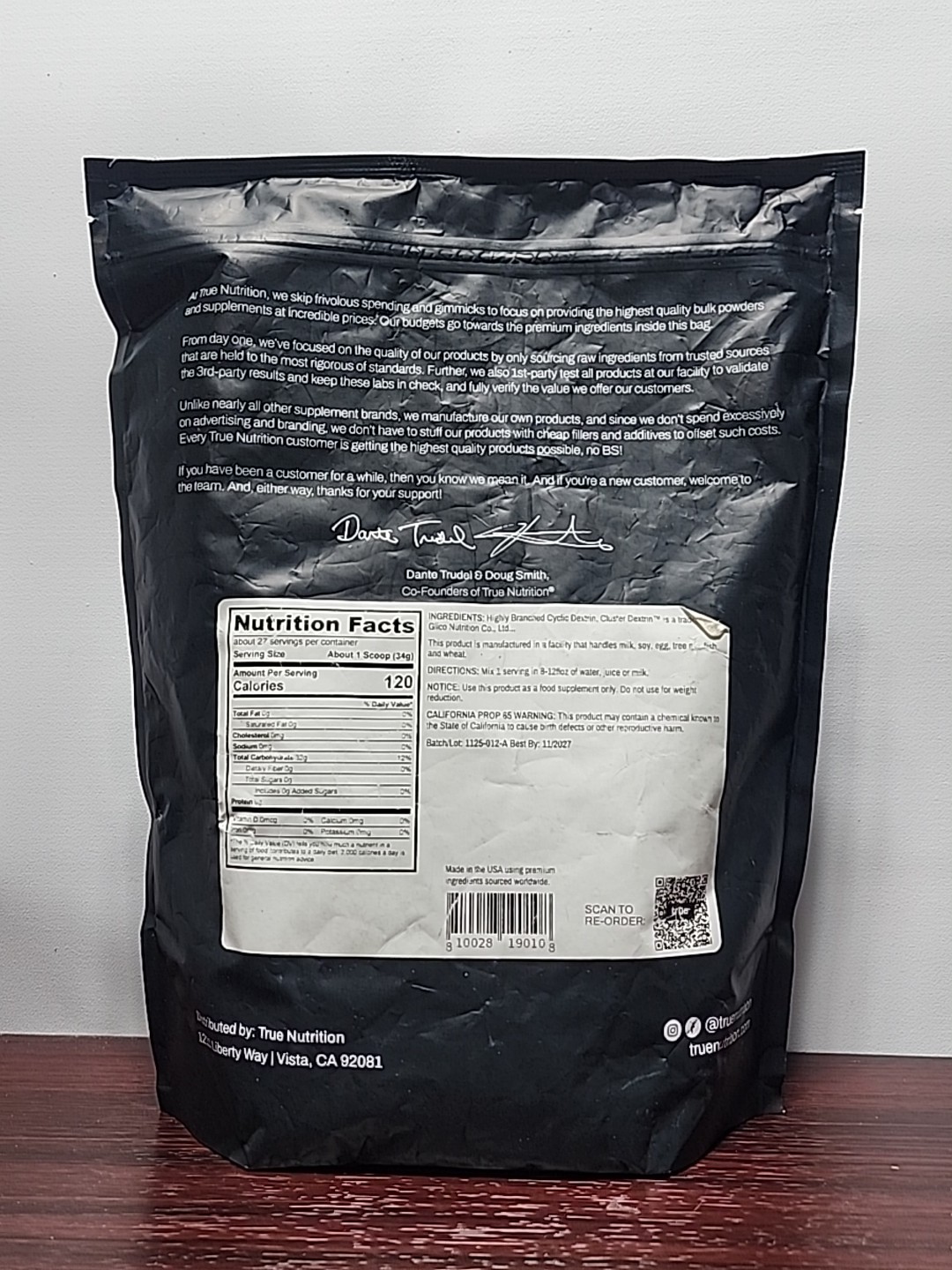 Highly Branched Cyclic Dextrin Powder for Energy & Muscle Recovery – 2 lbs