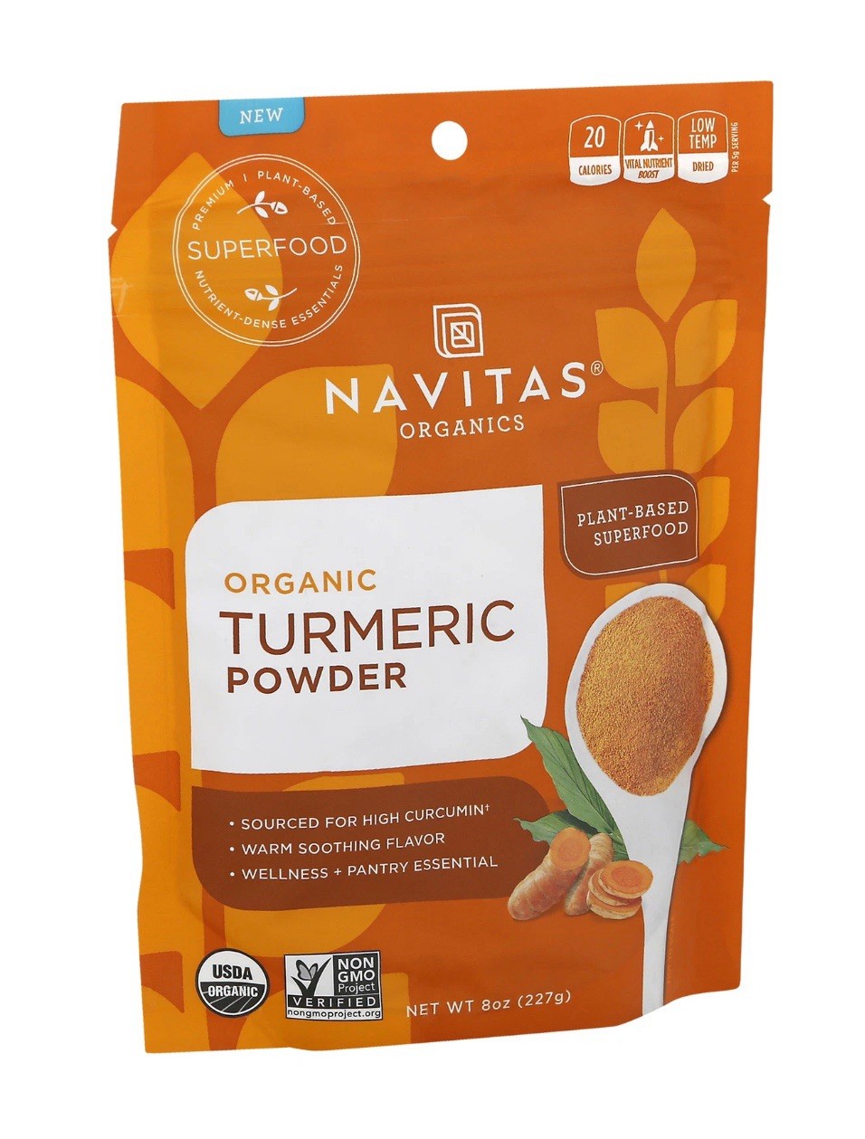 Navitas Organics Turmeric Powder 8oz (Pack of 3) 8/26