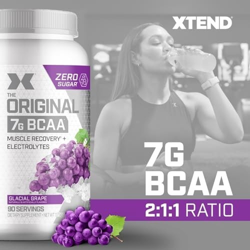 BCAA Powder 7g Amino Acids L-Glutamine Electrolytes Sugar Free Muscle Recovery