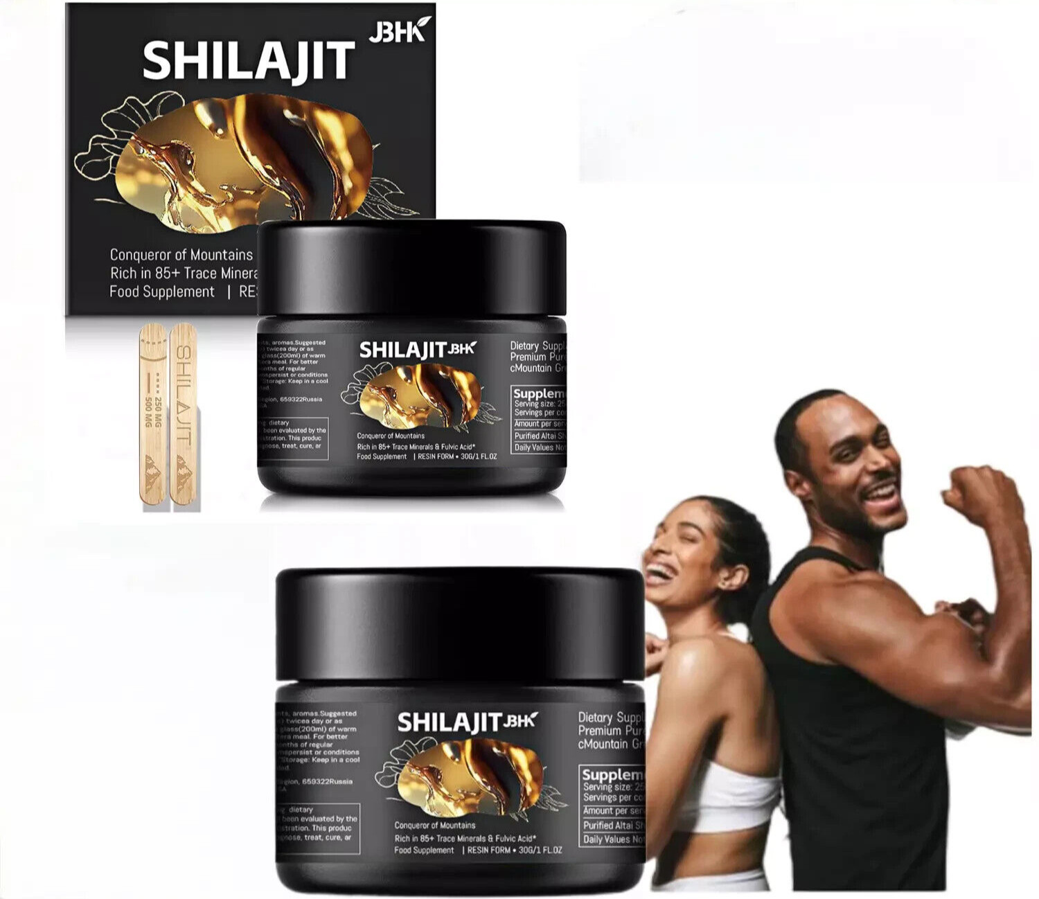 Himalayan Pure 100% Shilajit,Lunch Supplement and Vitamins Men or Women9
