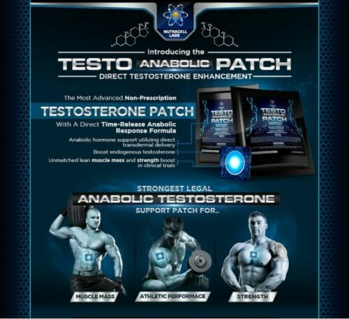 RX STRONGEST ANABOLIC Testosterone Booster for Men More Muscle Mass, $65