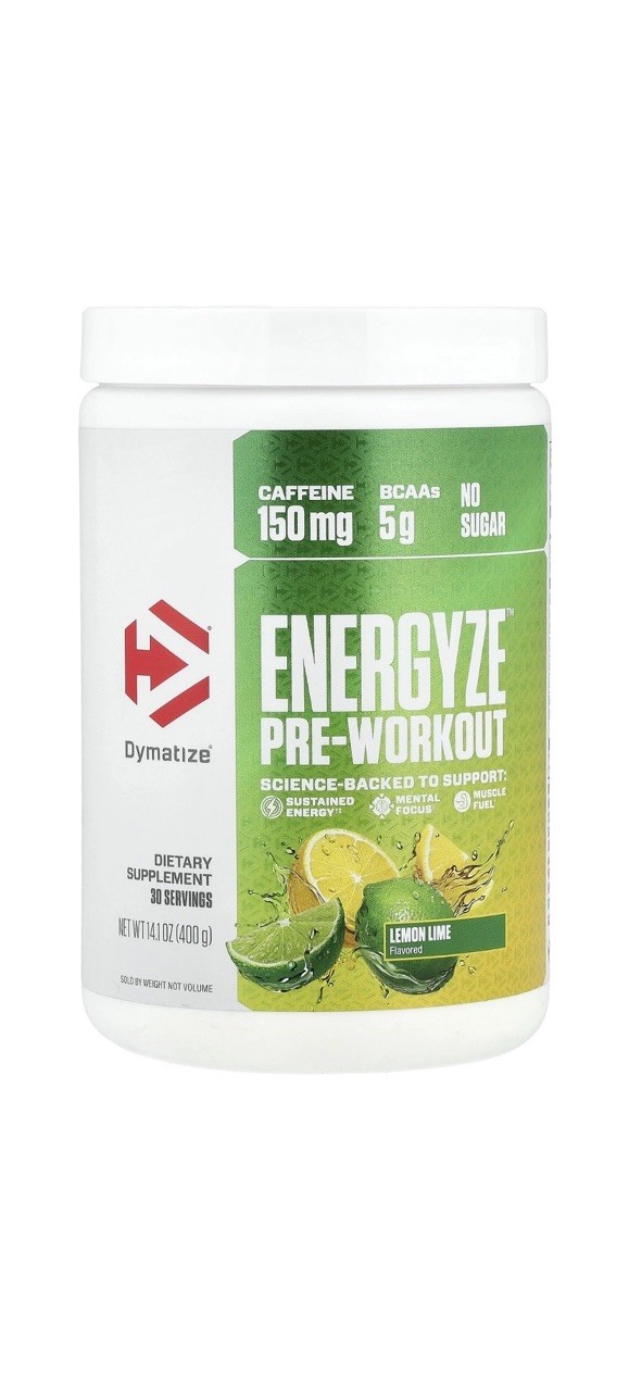 Energyze™ Pre-Workout, Lemon Lime, 14.1 oz (400 g)