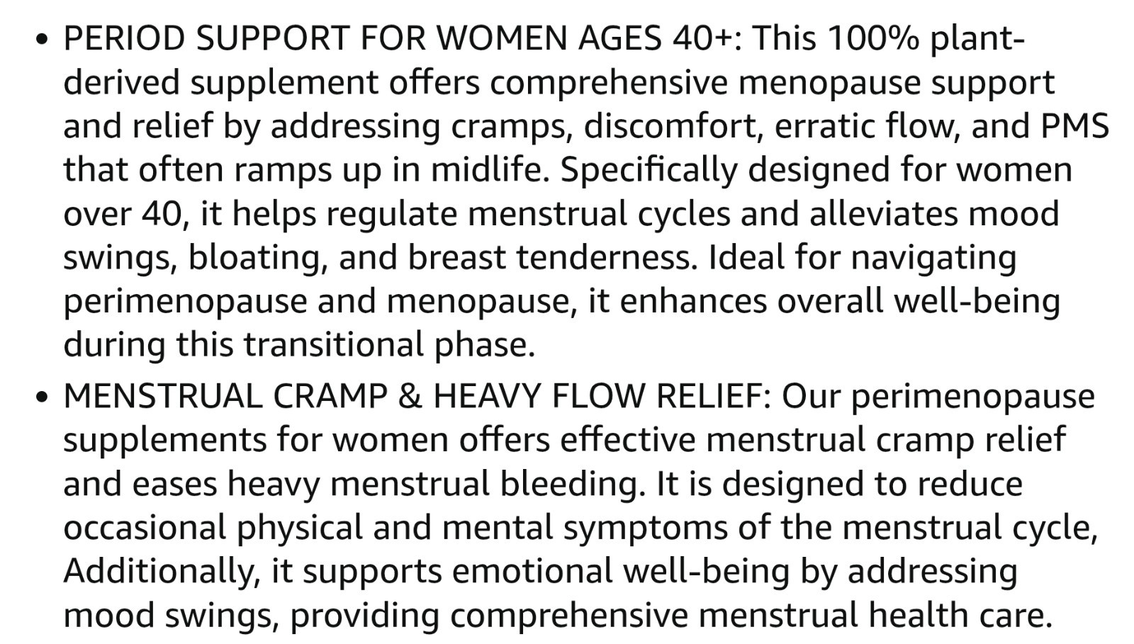 WILE 40 + PERIOD SUPPORT Flow, Cramps & Mood 60 Caps (30 Servings) BEST BY 08/26