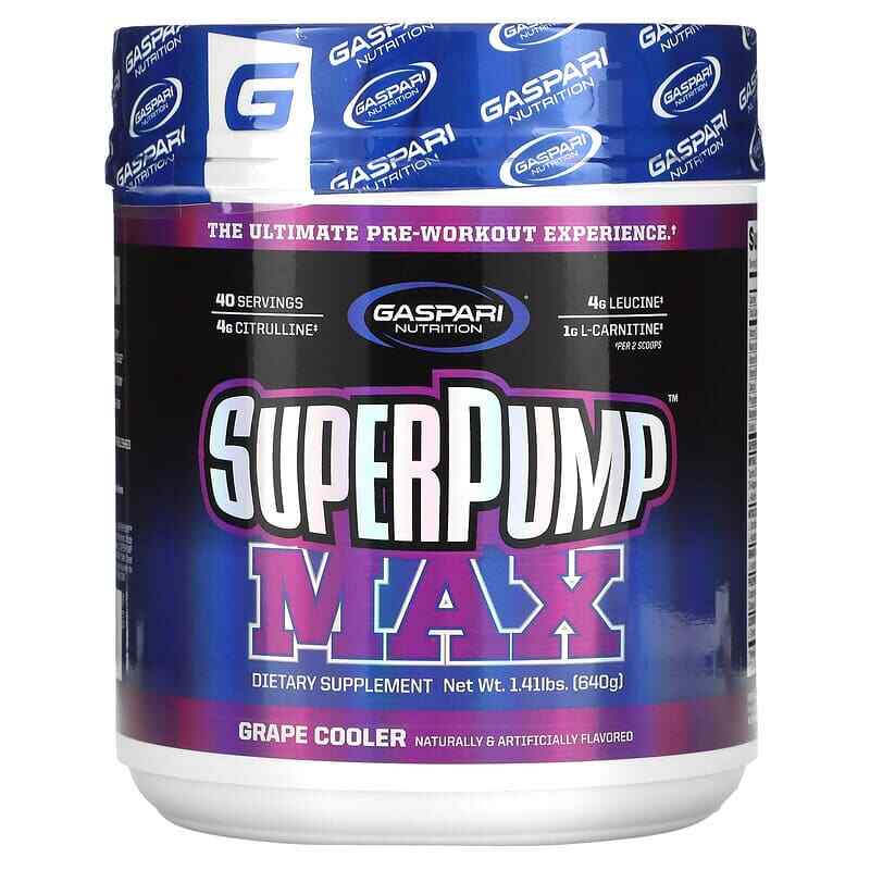 Gaspari Nutrition, SuperPump Max, 1.41 lbs (640 g)