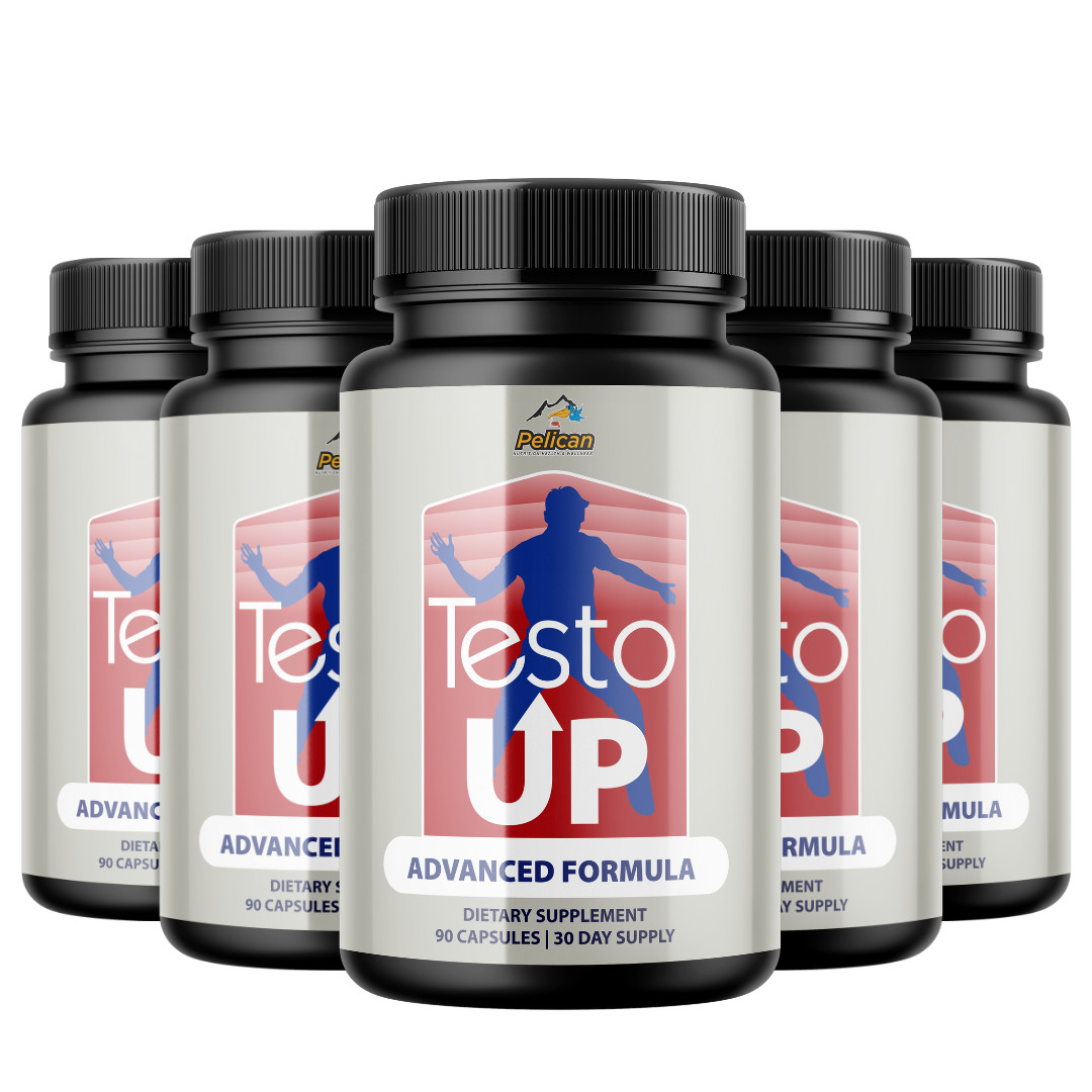 Testo Up- Bodybuilding & Men’s Health Support- 5 Bottles- 450 Capsules