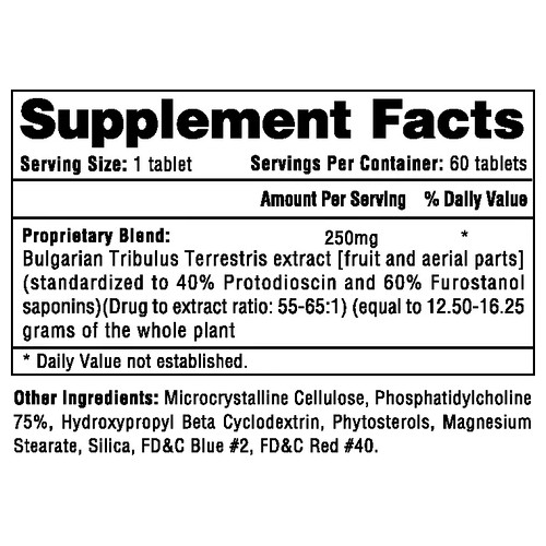 Hi-Tech Pharmaceuticals Tribesterone 60ct 100% AUTHENTIC!