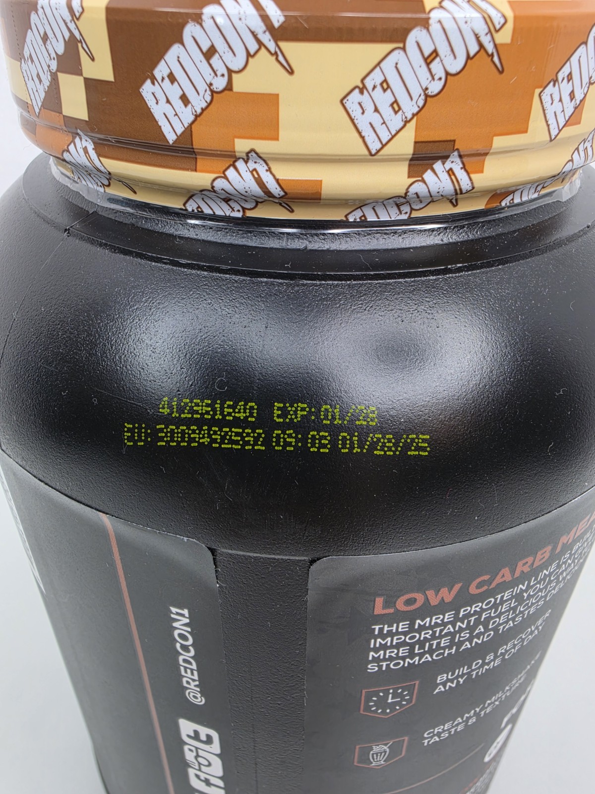 REDCON1 MRE Lite Whole Food Protein Powder Peanut Butter Cookie 30 Servings
