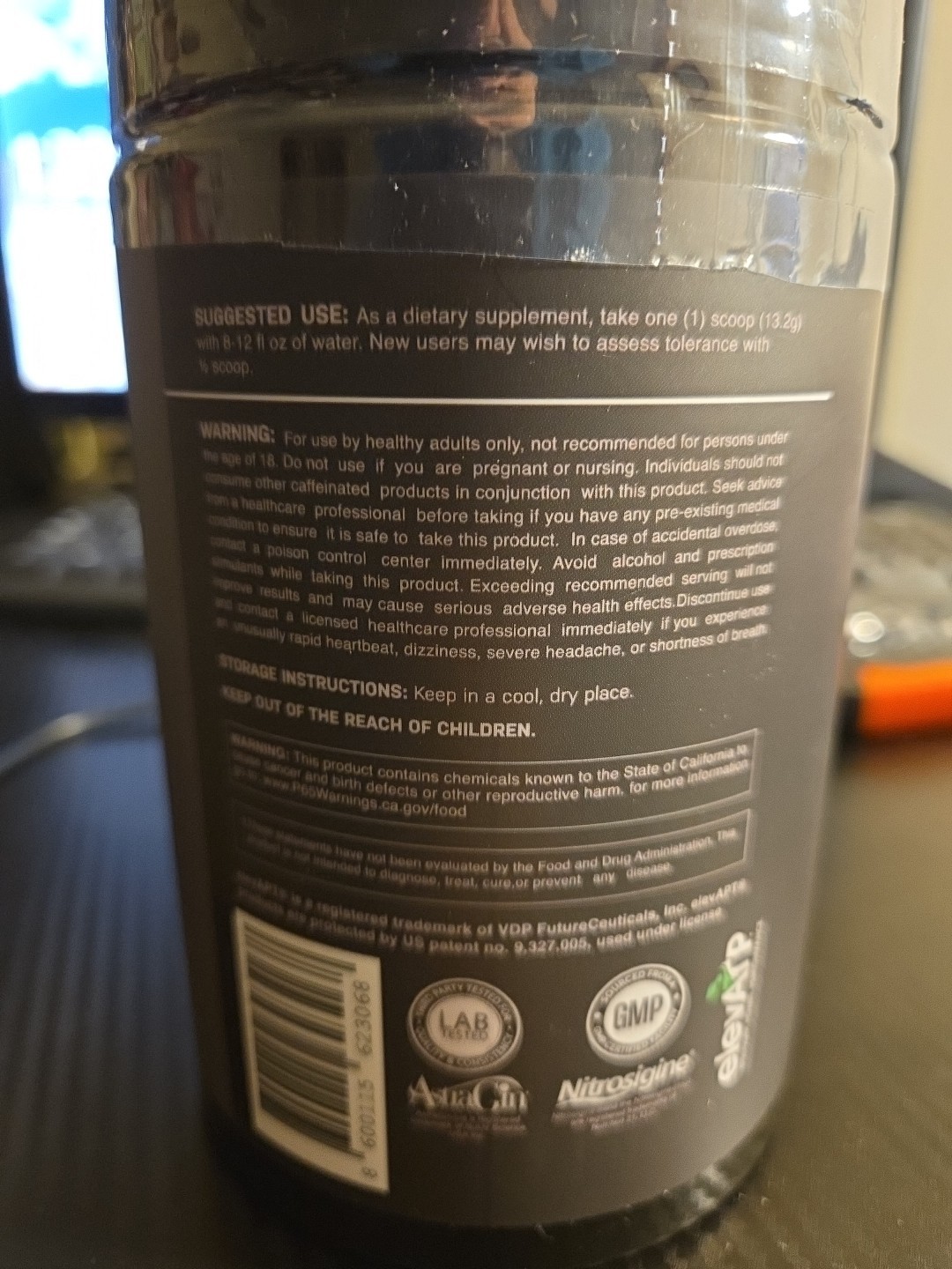 Pre Workout By Origin Fruit Punch Flavor 25 Ser 11.64 Oz 3200mg Beta Alanine