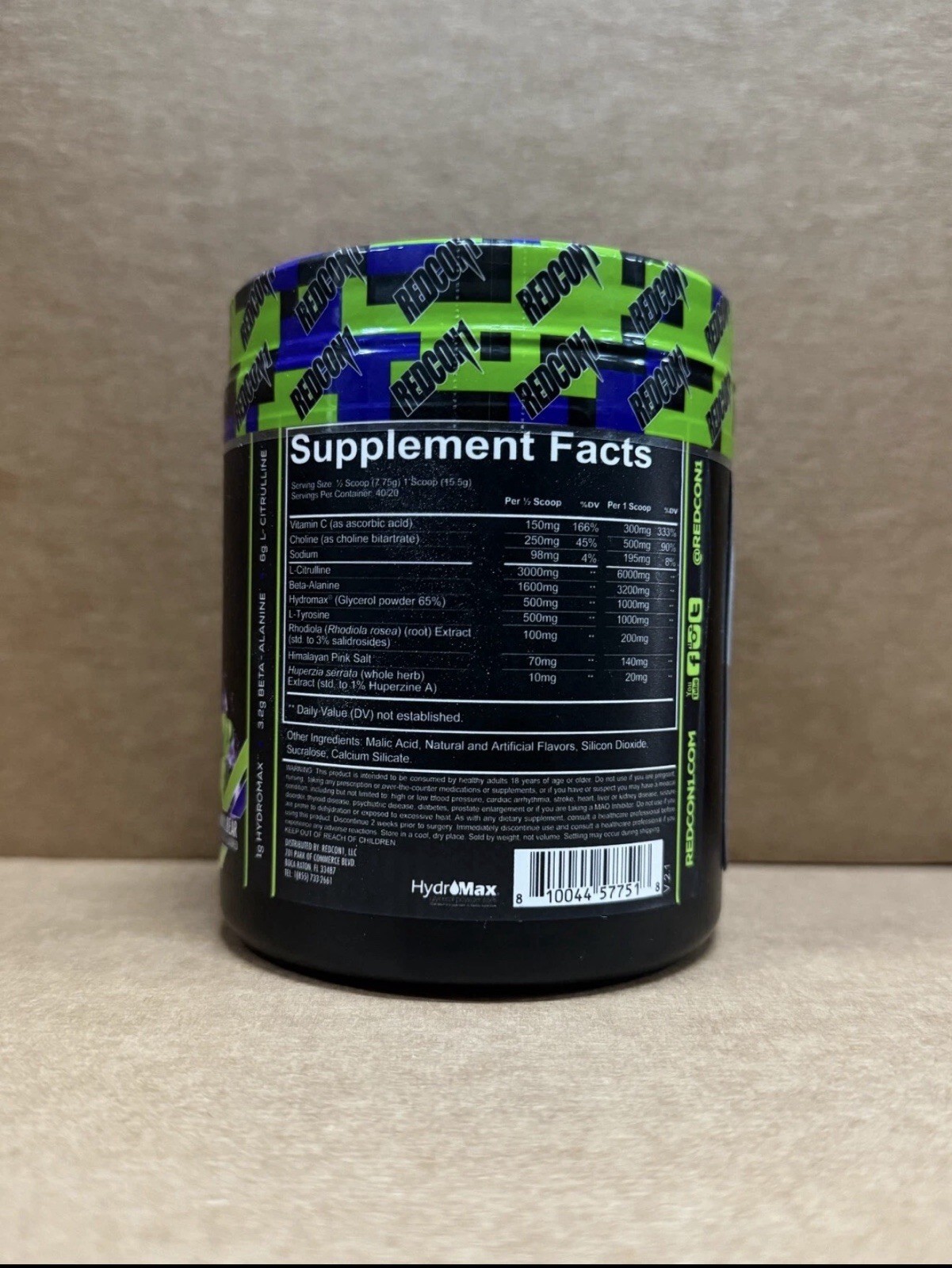 Redcon1 Pre Workout Bundle – Total War ( Sour Gummy Bear) & Creatinine