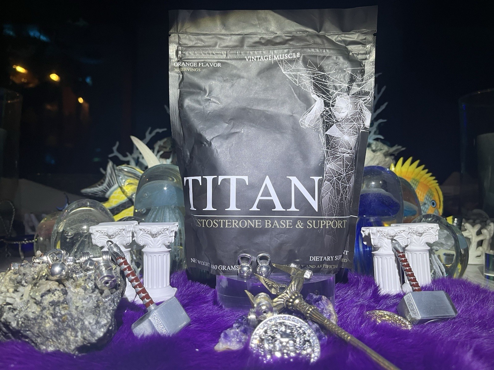 Titan🔱 Natty Test Base Blend 4 Optim. Strength/muscle Gains By Vintage Muscle💪
