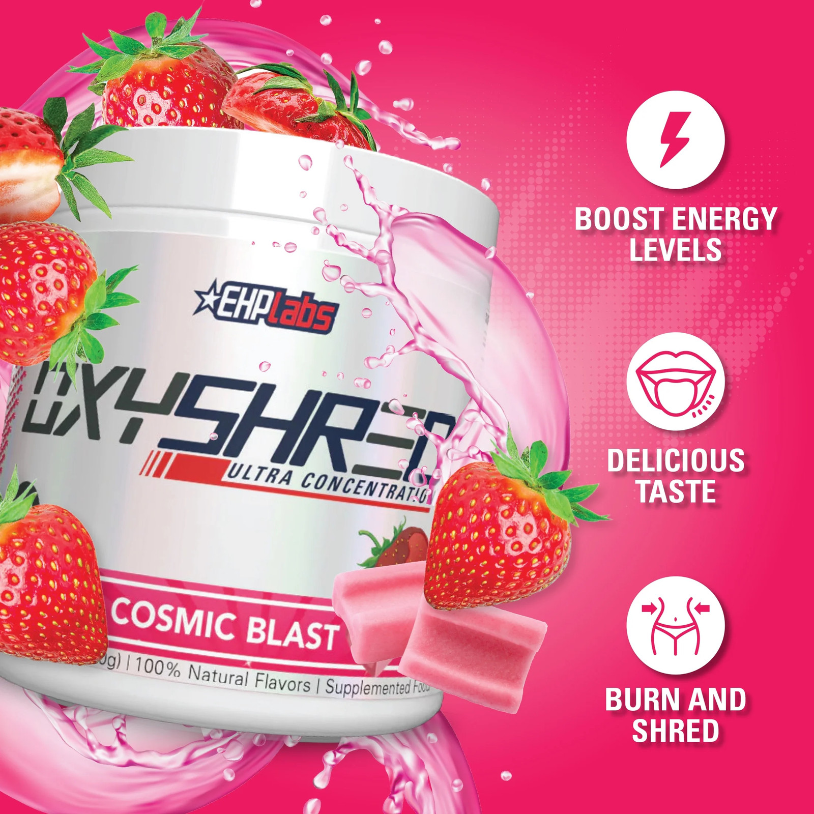 Oxyshred Pre Workout Powder with L Glutamine & Acetyl L Carnitine, Energy Boost