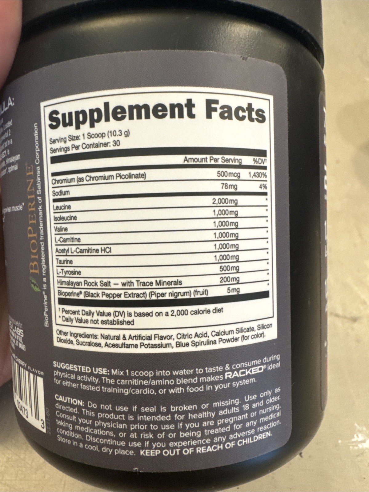 Bucked Up Racked BCAAs 30 Servings