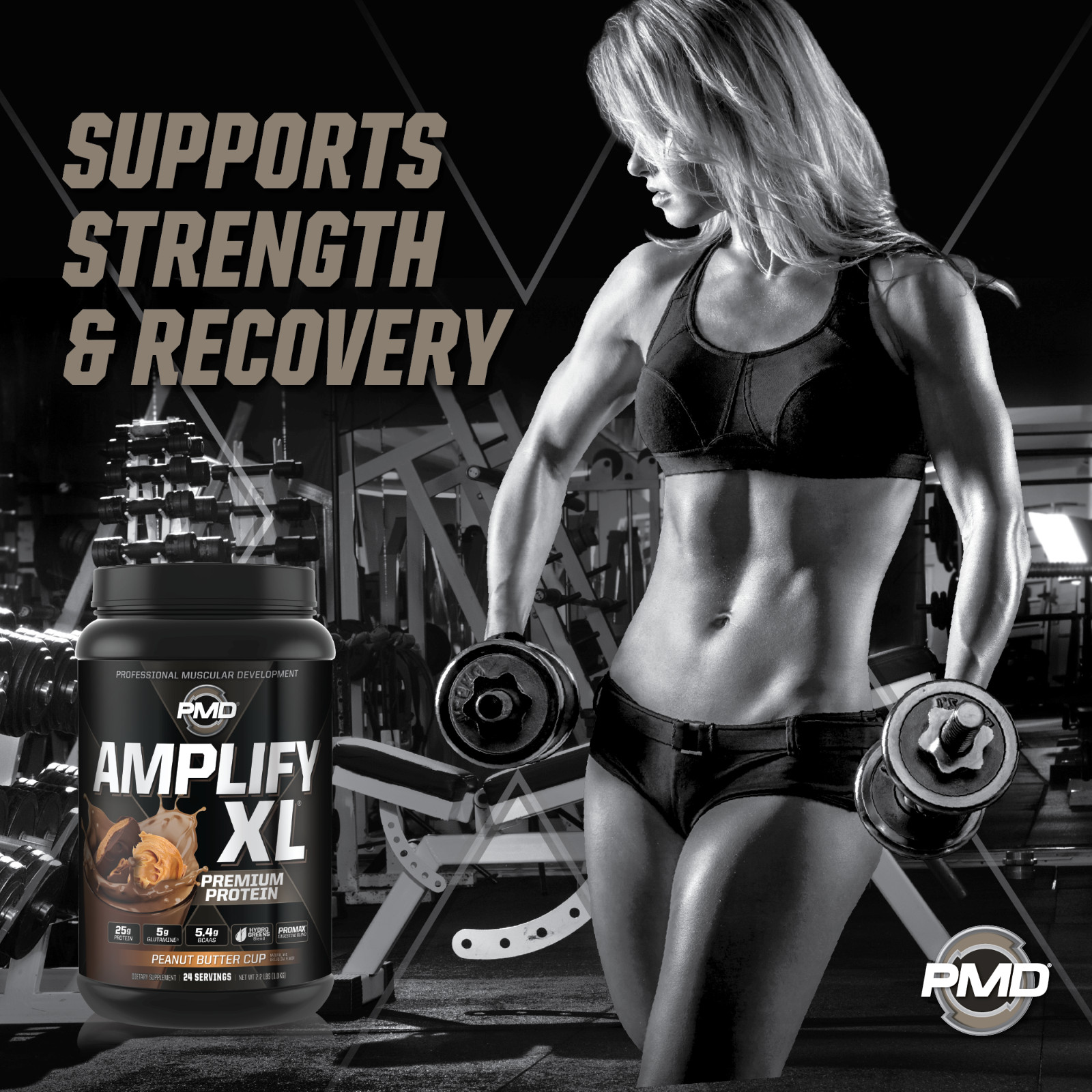 Amplify XL Protein Matrix – Strength & Recovery Peanut Butter Cup (24 Servings)
