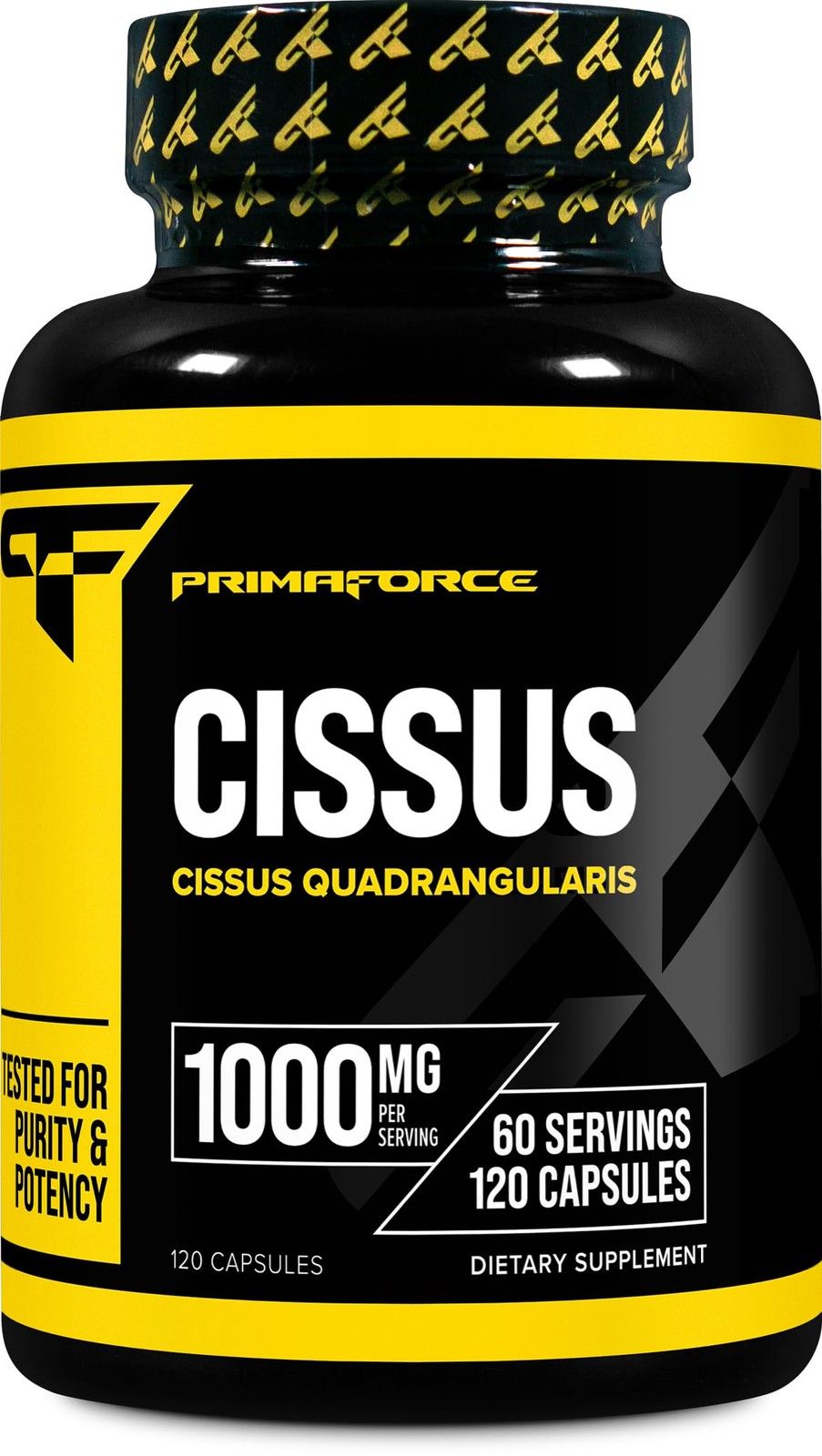 PrimaForce Cissus Quadrangularis Extract 120 500mg Capsules, 1000mg/Serving