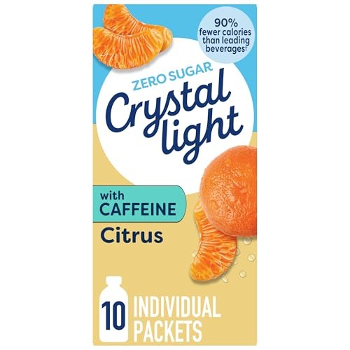 Sugar-Free Energy On-The-Go Powdered Drink Mix 10 0.9 Ounce (Pack of 1) Citrus