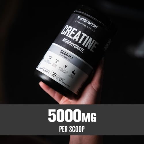 Creatine Monohydrate Powder 425g 85 Servings Unflavored Vegan