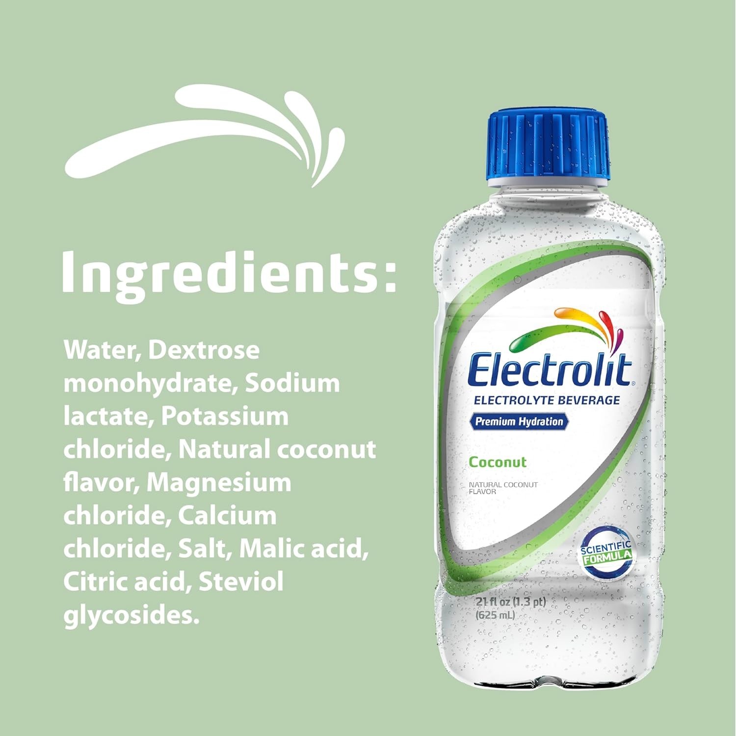 21 Fl Oz Coconut Electrolyte Beverage – Pack of 12 for Rapid Hydration Solutions