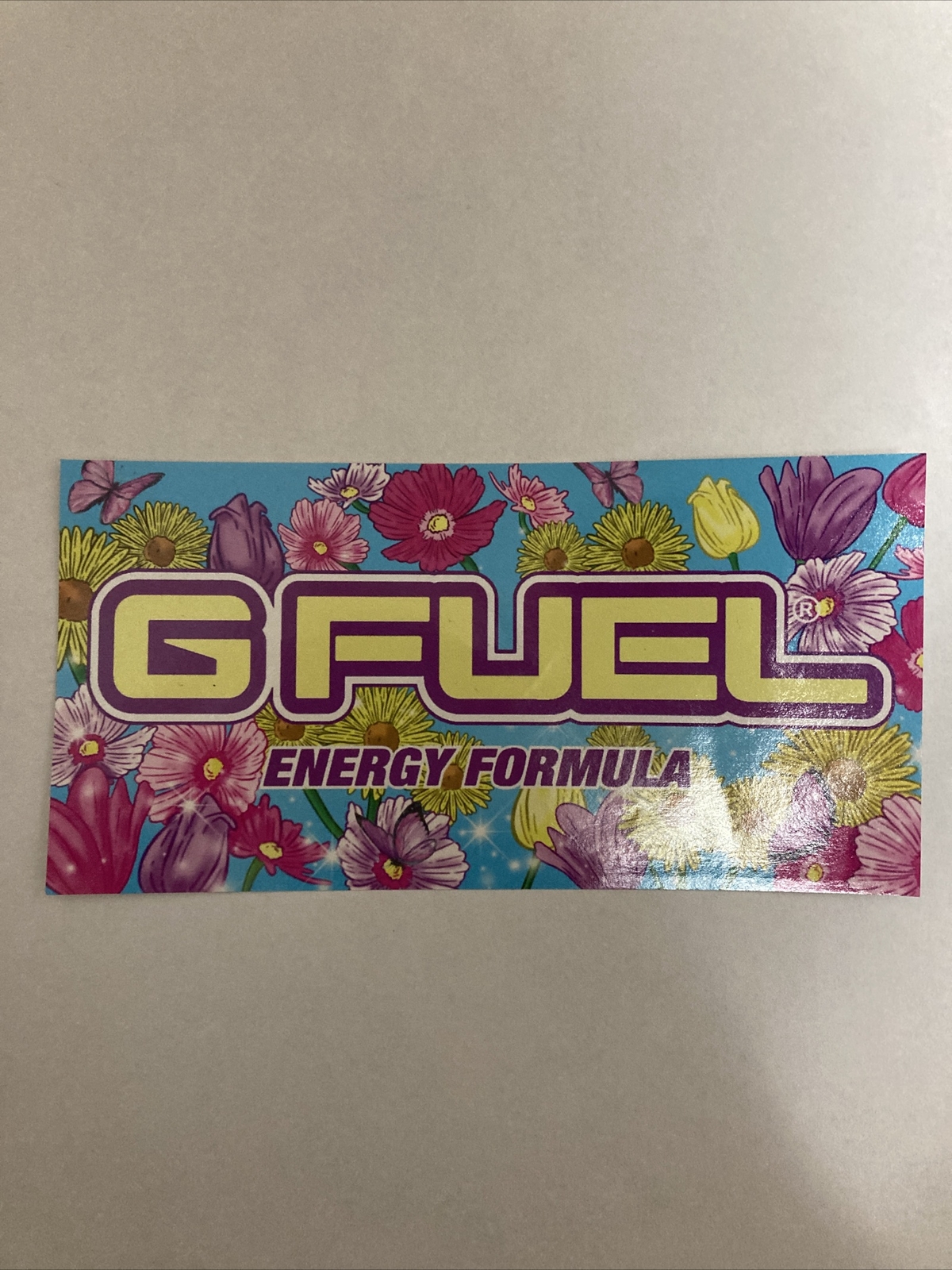GFuel Limited Edition Flower Sticker (Gamma Labs, G Fuel) RARE