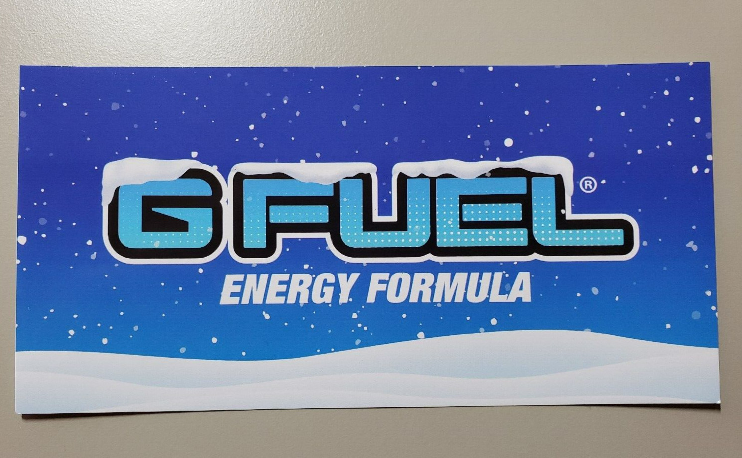 Gamma Labs GFuel WINTER Sticker Decal (6 x 3)